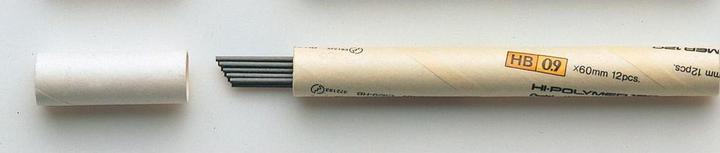 Actual product image Pentel Pencil leads (Refill, Black, 0.90 mm)