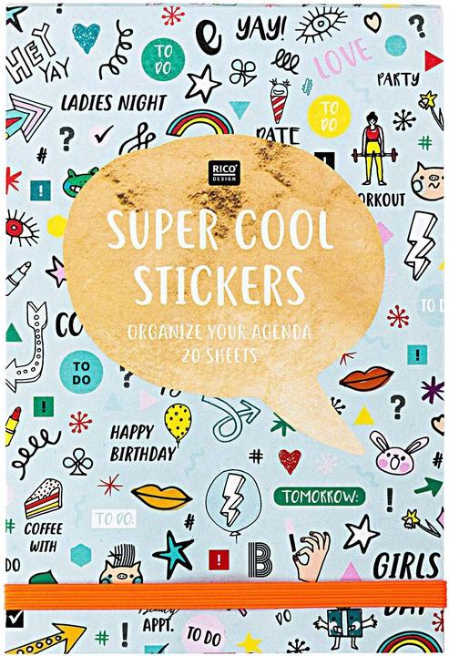 Produktbild Rico Design Stickerbuch Super Cool