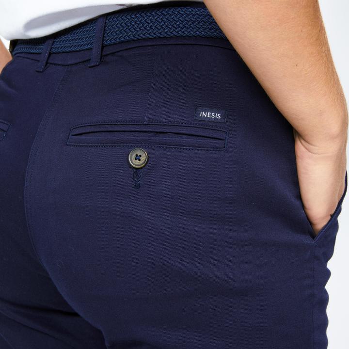 Immagine prodotto Inesis Pantaloni chino da golf da donna in cotone - MW500 blu navy (Banda radio 38 (2600 MHz))