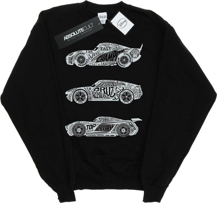 Disney Cars Text Racers Sweatshirt Jungen