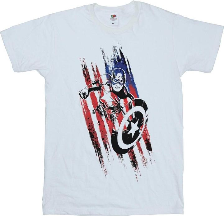 Avengers Captain America Streaks TShirt Jungen
