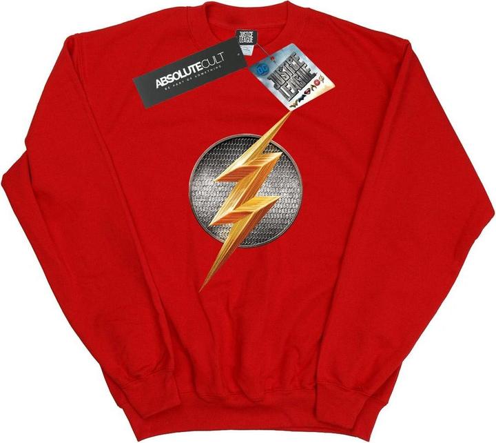 Justice League Movie Flash Emblem Sweatshirt (L)