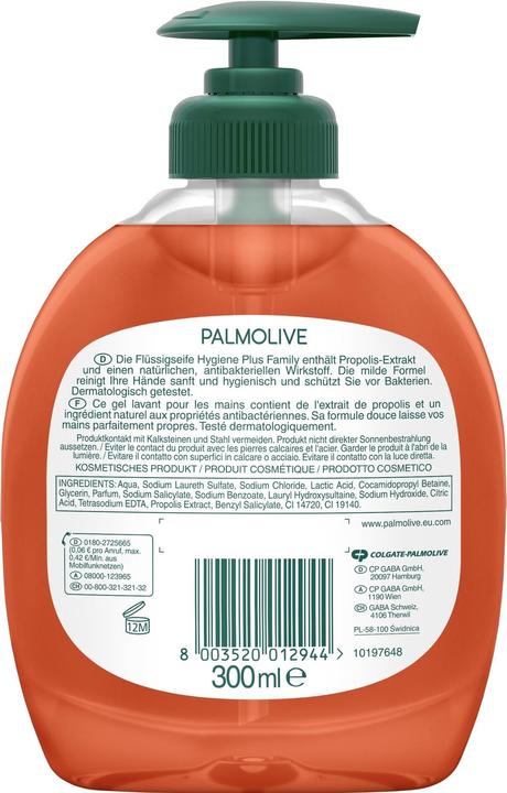 Immagine prodotto Palmolive Hygiene-Plus Family (Sapone liquido, 300 ml)