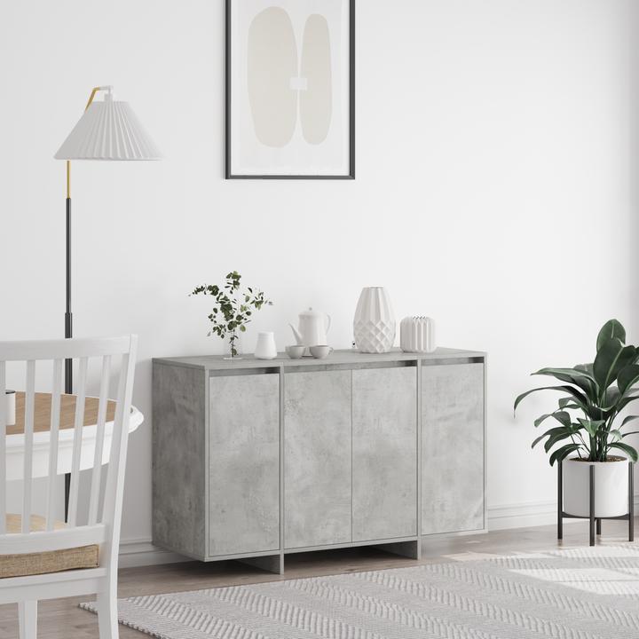 Produktbild VidaXL Beton Grau Sideboard Beton grau Holzwerkstoff 120 x 41 x 75 cm (120 x 41 x 75 cm)