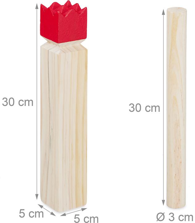 Actual product image Relaxdays Kubb