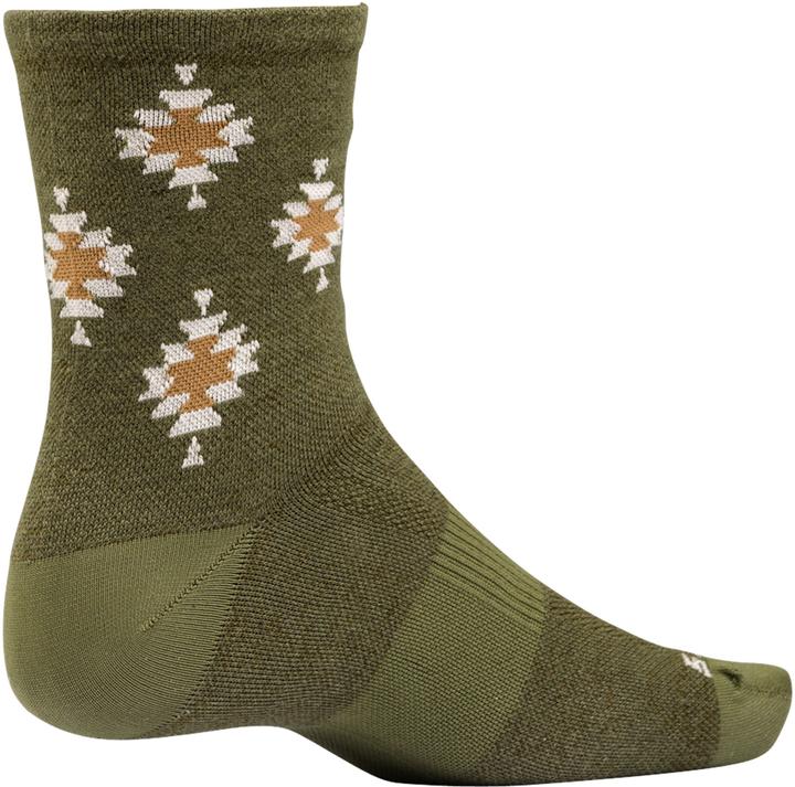 Ride Concepts Sedona Wool Socken oliv M (41.5, 42 - 47, 35 - 38)
