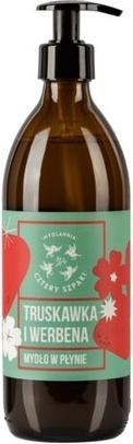 Mydlarnia Cztery Szpaki Natürliche Flüssigseife Erdbeere und Eisenkraut 500ml Mydlarnia Czter (Flüssigseife, 500 ml)