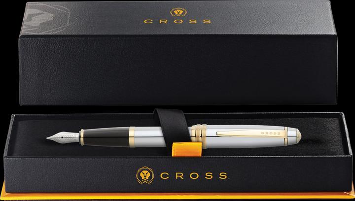 Actual product image Cross Fountain pen Bailey M Medalist polished chrome (Chromed, 1 x)