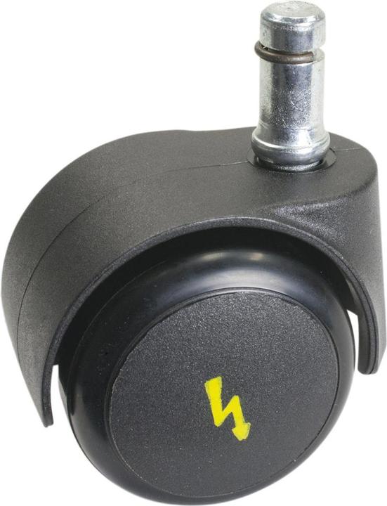 Produktbild Wetec Leitfähige Stuhl-Doppelrolle, Steckbolzen 11 x 22 mm, 1 Stück