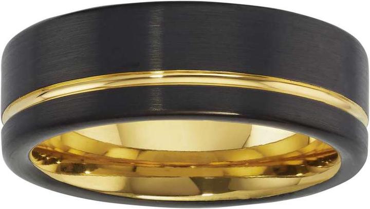 Schwarz, Goldfarbig