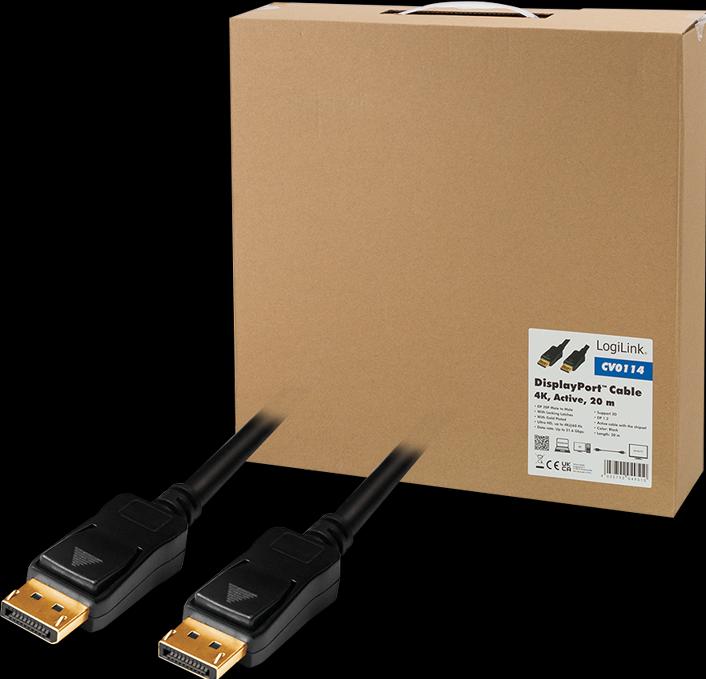 Immagine prodotto LogiLink DisplayPort — DisplayPort (20 m, DisplayPort)