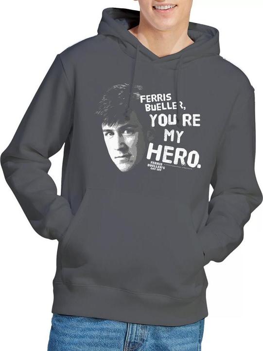 Immagine prodotto Ferris Bueller´s Day Off Ferris Bueller's Day Off My Hero Felpa con Cappuccio Uomo (S)