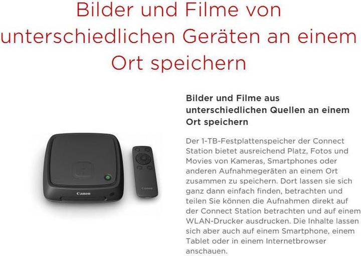 Produktbild Canon CS100 Connect Station