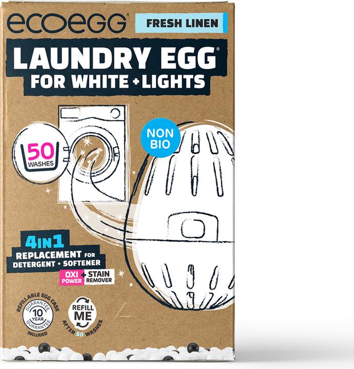 Image du produit Ecoegg L'oeuf pour le linge blanc - Spring Blossom (50 Cycles de lavage, Lessive en poudre)