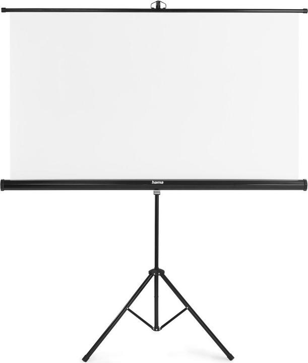 Produktbild Hama Leinwand mit Stativ, 155 x 155 cm, 2in1, mobiles Set, Teleskoprohr, Weiss (86.22", 1:1)
