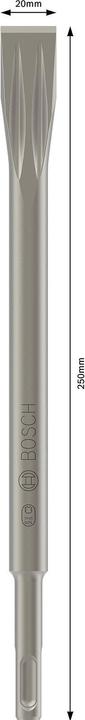 Actual product image Bosch Professional Zubehör PRO SDS plus-5C flat chisel set, 20 x 250 mm (20 mm)