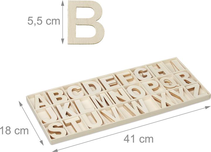 Image du produit Relaxdays Lettres bois