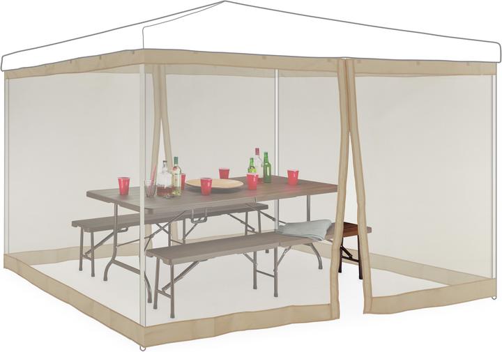 Relaxdays Moskitonetz Pavillon (10 cm, 300 cm)