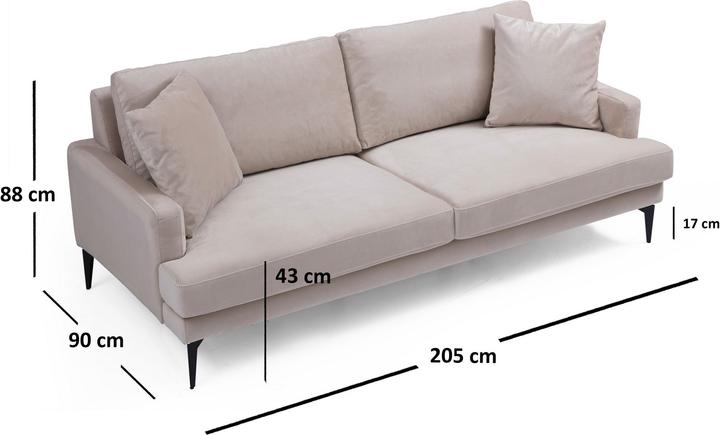 Produktbild Atelier del Sofa Fox (3-Sitzer)
