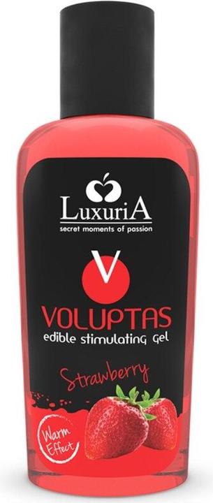Produktbild Luxuria Voluptas Essbare Stimulierende Gelw?Rmungseffekt - Erdbeere 100 ml (100 ml)