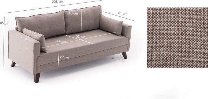Produktbild Atelier del Sofa Scarlette (3-Sitzer)
