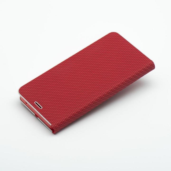 Produktbild OEM Book case LUNA Book Carbon for HUAWEI P30 Pro red (Huawei P30 Pro)