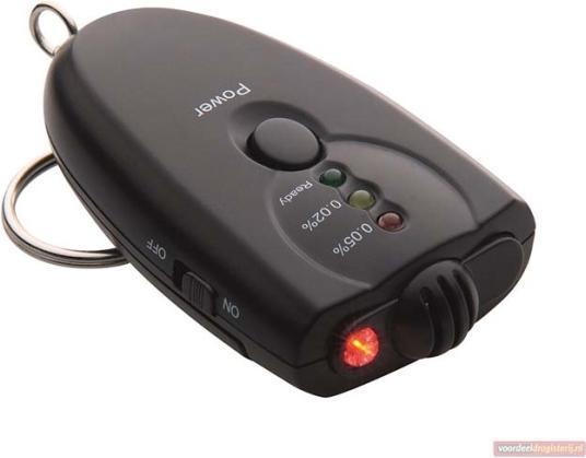 Alcohol tester keychain b/o PL