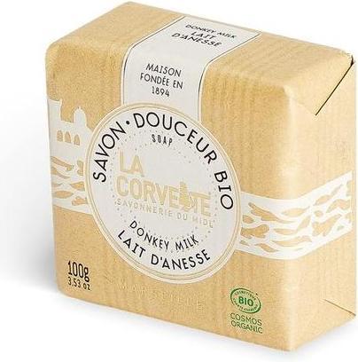 Actual product image La Corvette douceur bio lait d'ânesse solid (Soap lotion)