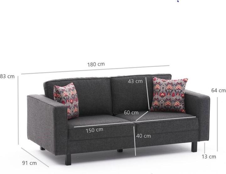 Actual product image Atelier del Sofa Jaden (2 person sofa)