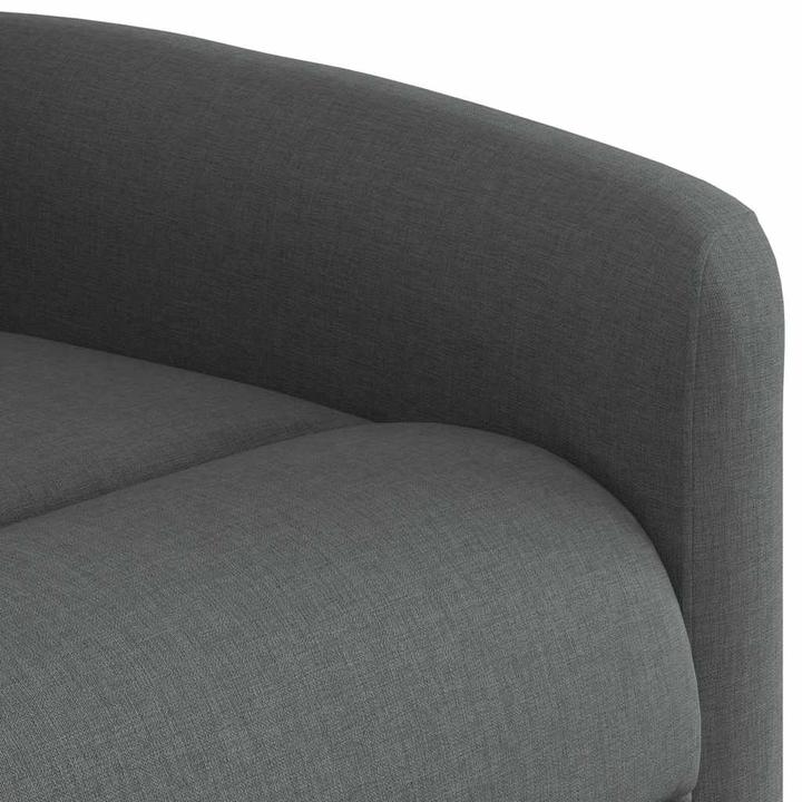Immagine prodotto VidaXL Poltrona massaggiante in tessuto grigio scuro Poltrona TV massaggiante
