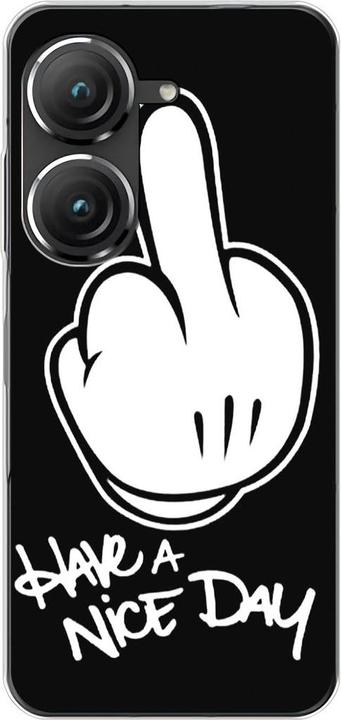 Produktbild König Design Hülle Handy Schutz für Asus Zenfone 9 Case Cover Tasche Bumper Etuis TPU Neu (Asus Zenfone 9)