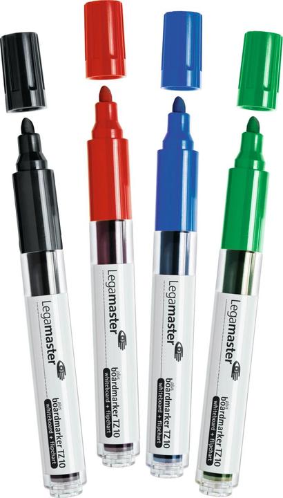 Produktbild Legamaster Boardmarker TZ10 4er Etui (Multicolor, 3 mm)