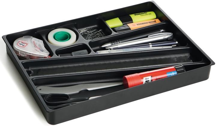 Actual product image Durable 1712004058 Desk tray polystyrene charcoal (24 x 34 cm)