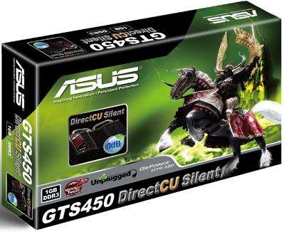 Actual product image ASUS GTS-450 DC Silent (1 GB)