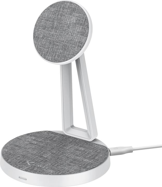Actual product image Xlayer MagFix Pro 2 in 1 Charging Station 15W Grey/White (15 W)