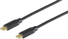 Produktbild Shiverpeaks PRO Serie II USB 3.1 Kabel, C-Stecker- C-Stecker 1,0 m, vergoldete Kontakte, geflochtener Textilmant (1 m, USB 3.2 Gen 2, 100 W)