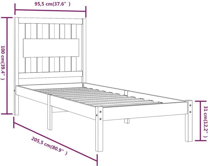 Produktbild VidaXL Thyria (90 x 200 cm)