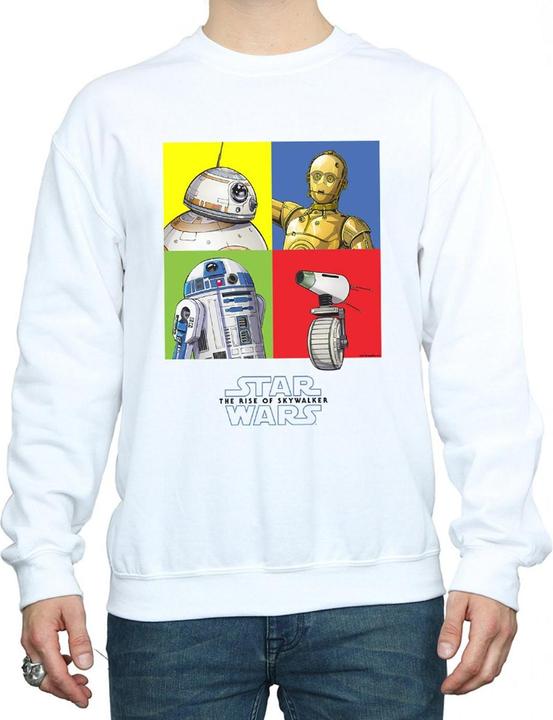Produktbild Star Wars The Rise Of Skywalker Droid Squares Sweatshirt (4XL)
