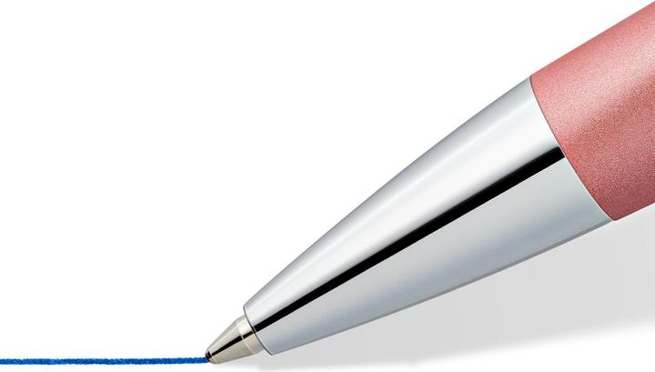 Actual product image Staedtler Retractable ballpoint pen triplus refillable, rose (Radiant Rose, 1 x)