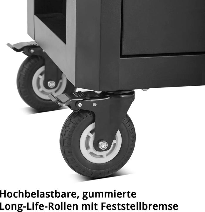 Image du produit Stahlwerk Servante d'atelier FALCON à 7 tiroirs, chariot de montage verrouillable (1 x)