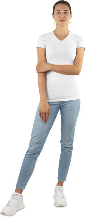 Produktbild Normani Figurbetontes T-Shirt mit V-Ausschnitt Siena (XS)