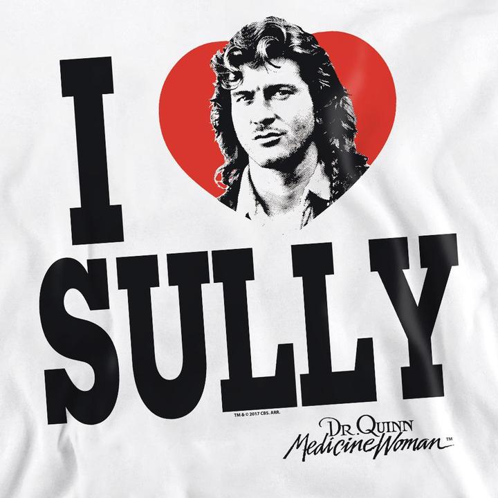 Immagine prodotto Dr. Quinn, Medicine Woman I Heart Sully Felpa Adulto Unisex (L)