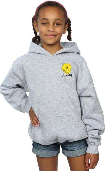 Produktbild Looney Tunes Tweety Pie Head Kapuzenpullover Mädchen (140, 146)