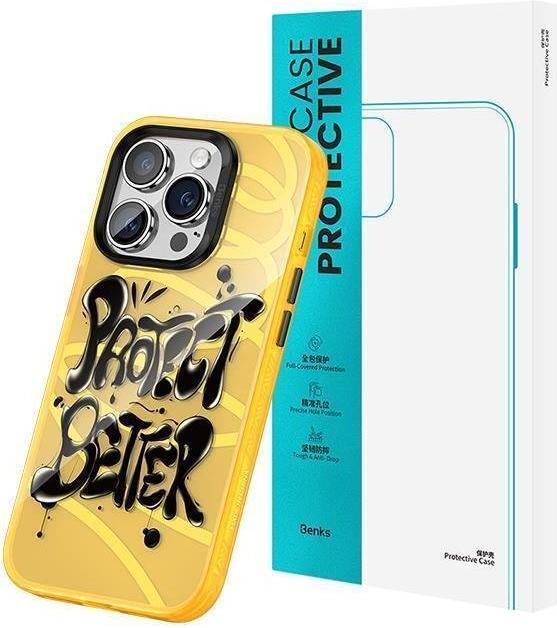 Actual product image Benks Dynamic PC+TPU protective case iPhone 13 Pro Max - Orange (Apple iPhone 13 Pro Max)
