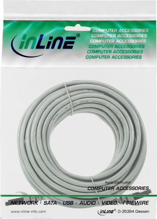 Produktbild InLine Netzwerkkabel (SF/UTP, CAT5e, 10 m)