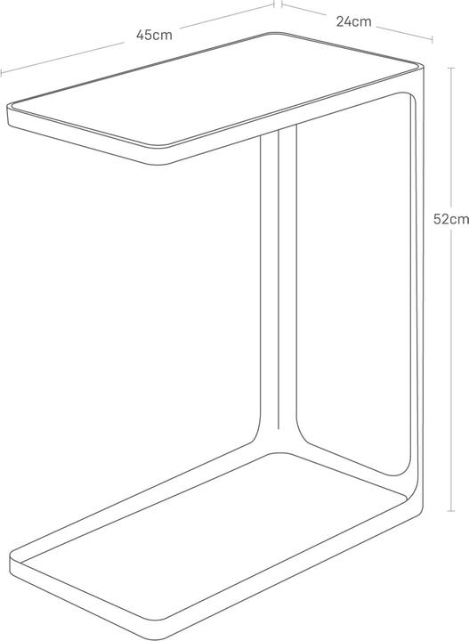 Productafbeelding Yamazaki FRAME bijzettafel (24 x 45 x 52 cm)