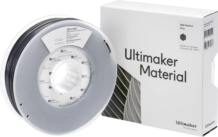 Produktbild Ultimaker Abs (ABS, 2.85 mm, 750 g, Grau)