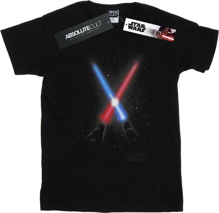Star Wars Crossed Lightsabres TShirt Jungen