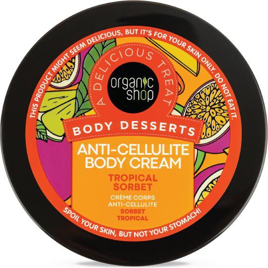 Immagine prodotto Organic Shop Crema Corpo Anticellulite Sorbetto Tropicale 450ml (Crema corpo, 450 ml)