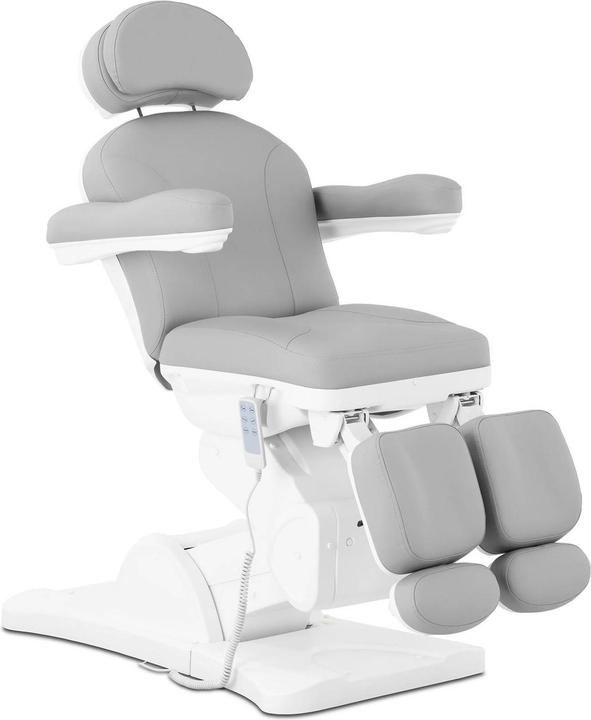 Produktbild Physa Fusspflegestuhl Fusspflegeliege Kosmetikstuhl Pedikürestuhl 150 kg Grau / Weiss